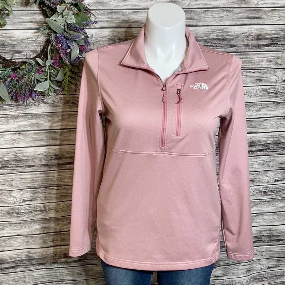 The North Face Pink Athletic Pullover EUC